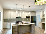 new construction kitchen by MCM Homes, LLC